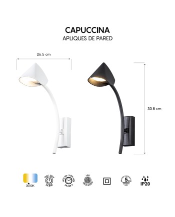CAPUCCINA * APLIQUE LED 7W